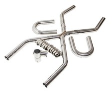 Universal Builder X-Pipe U Bent SS Exhaust System Kit LS Engine Swap Crossover