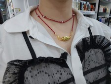 Boho doppellagige geflochtene Halskette | Tha...