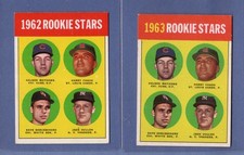 1963 Topps Baseball ~ Dave DeBusschere Rookie ~ with 1962 Variation ~ Card #54. rookie card picture