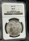 1899P Morgan Dollar NGC MS63 (Better Date)