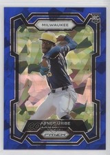2024 Panini Prizm Blue Ice Prizm Abner Uribe #210 8d2