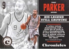 2017-18 Panini Chronicles #79 Tony Parker - BSK