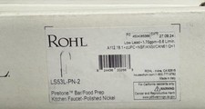 Rohl LS53L-PN-2 Pirellone 1.8 GPM Single Hole Bar Faucet, Polished Nickel NEW 