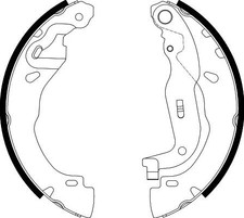 Bremsbackensatz TEXTAR 91088500 für OE 440604584R