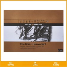 Professional Fine Grain Heavyweight 200gsm A2 Drawing Paper Pad 30 White Sheets