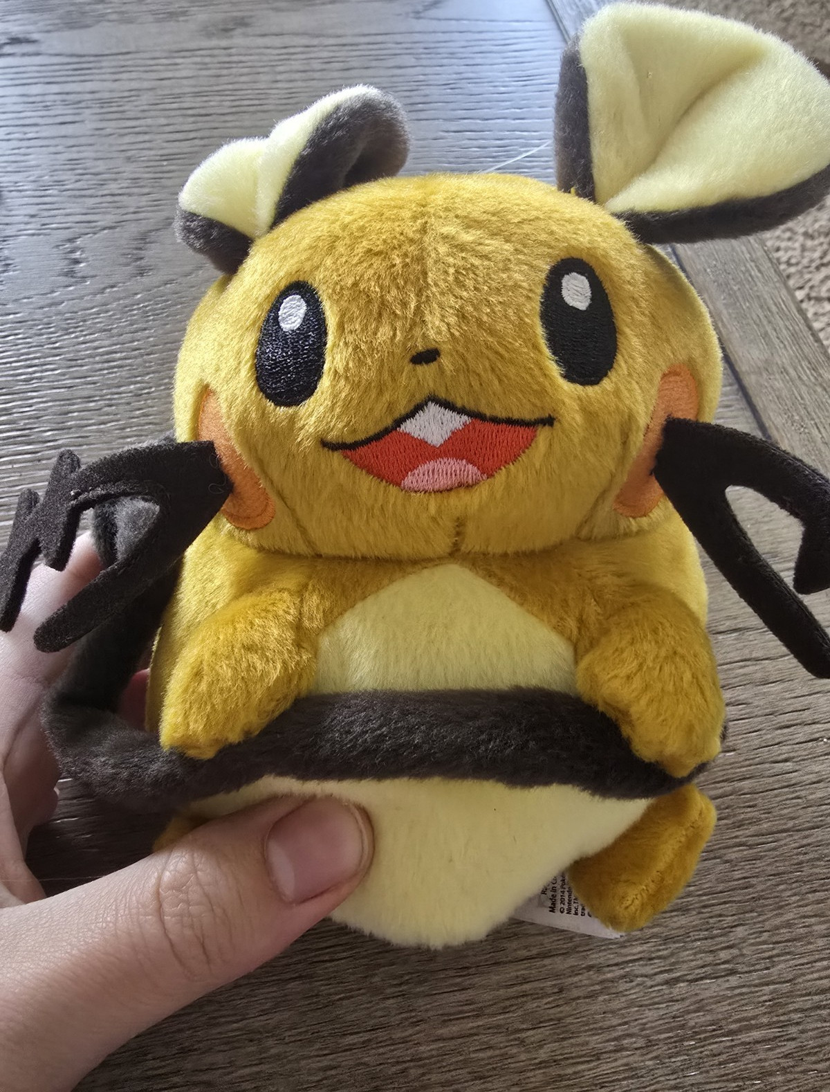 TOMY Pokemon Dedenne Plush Generation 6 XY Era 6