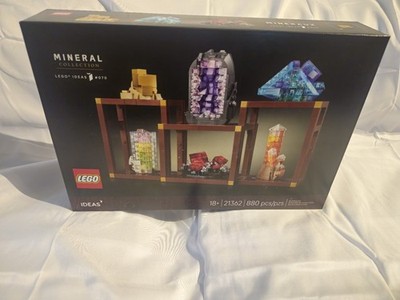 LEGO  Ideas 21362 Mineral Collection 3 Display Shelves Ages 18+ Adult Sealed