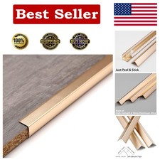 Aluminum Peel and Stick L Corner Guards - 35.4in, 3 Pcs for Ultimate Protection