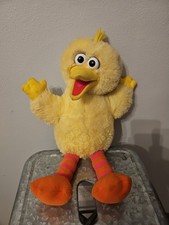 Sesame Street Talking Big Bird Plush Toy Playskool Vintage Collectible Works
