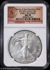 2013-(S) $1 American Silver Eagle NGC MS 70 | Early Releases Uncirculated UNC BU