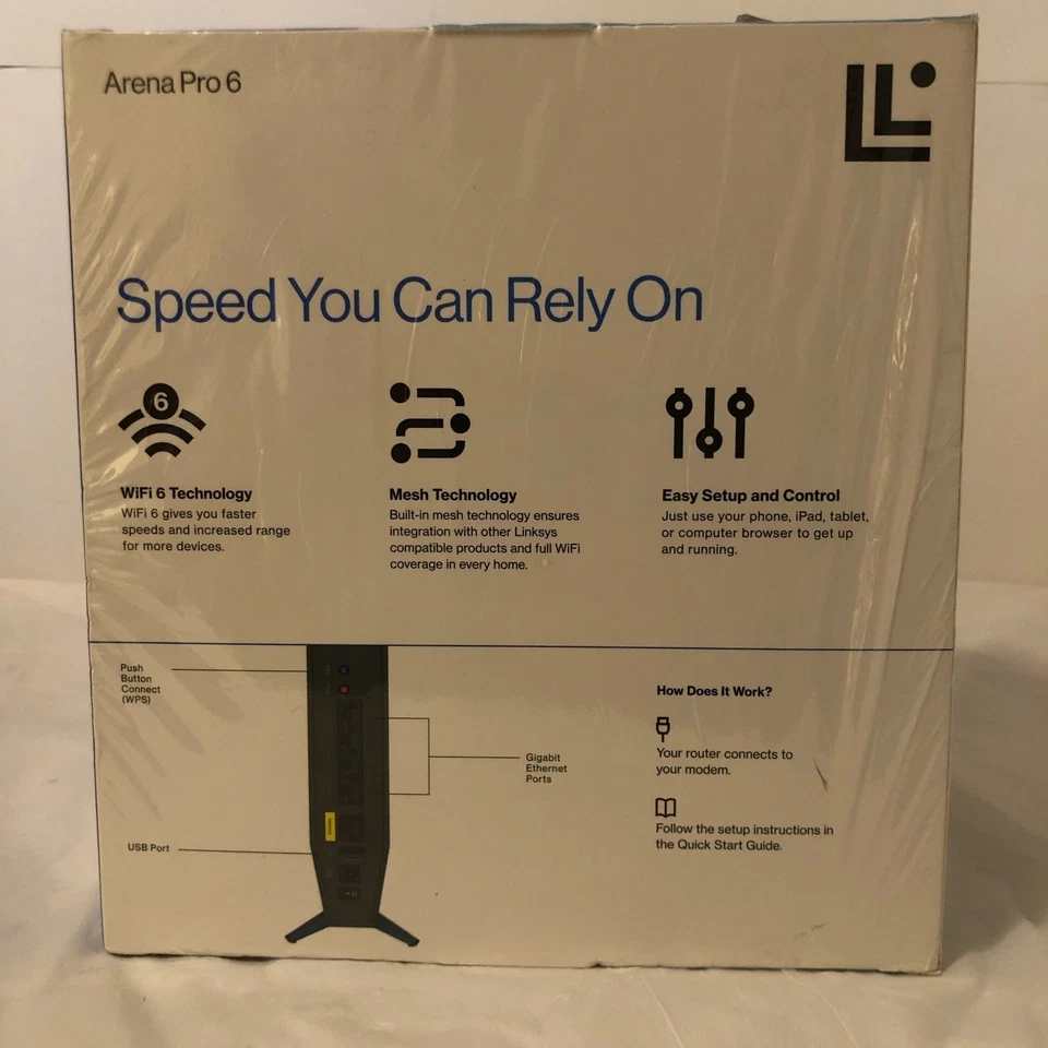 Linksys Arena Pro 6 WiFi Dual Band Mesh Router 2 Pack AX3200 System Brand - Image 3 of 4