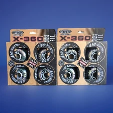 (2) Hyper Wheels X-360 Cross Fit 82A 72.5MM 4 packs New Rollerblade Inline Green