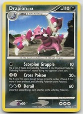 Pokemon Card Drapion Rare Stormfront 15/100
