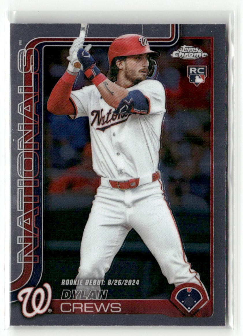 2025 Topps Chrome Update #USC190 Dylan Crews RC ROOKIE