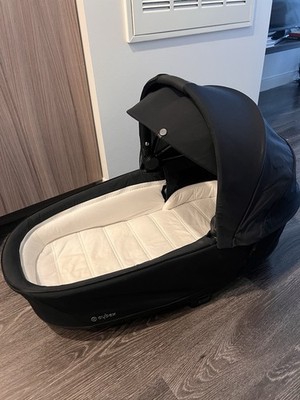Cybex Hard Carrycot Stroller Bassinet w/ Canopy Mattress Rain & Foot Cover