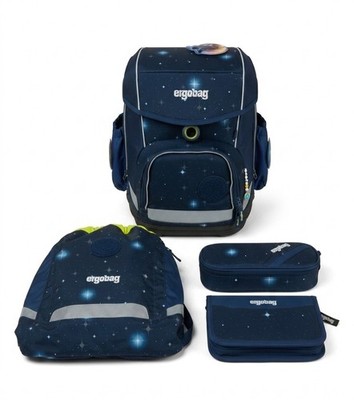 Ergobag cubo Galaxy Weltraum Schulranzen Set mit Zubehör