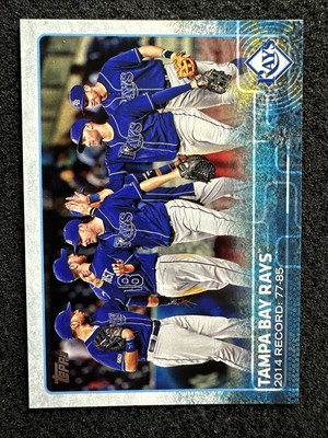 TAMPA BAY RAYS TEAM CARD #669 2015 Topps Baseball QTY