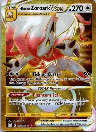 Hisuian Zoroark VSTAR (213) (Secret) SWSH11 213/196 NM Secret Rare Holo