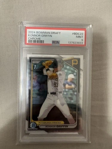 2024 Bowman Draft Chrome Konnor Griffin PSA 9 Mint Rookie RC #BDC22