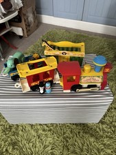 Fisher Price 1970s Vintage Circus Train Set with Animals