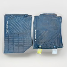 Toyota Tacoma Oem Rubber Floor Mats Set Black All Weather Genuine