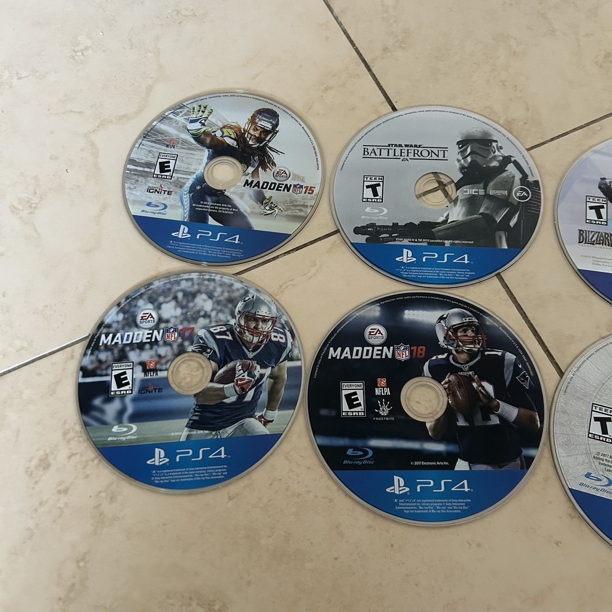 10x Video Game Lot: For PS4 ~ Disc Only No Duplicates Destiny