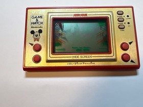 NINTENDO GAME AND & WATCH Mickey Mouse 1981 Wide Screen From Japan Very Rare