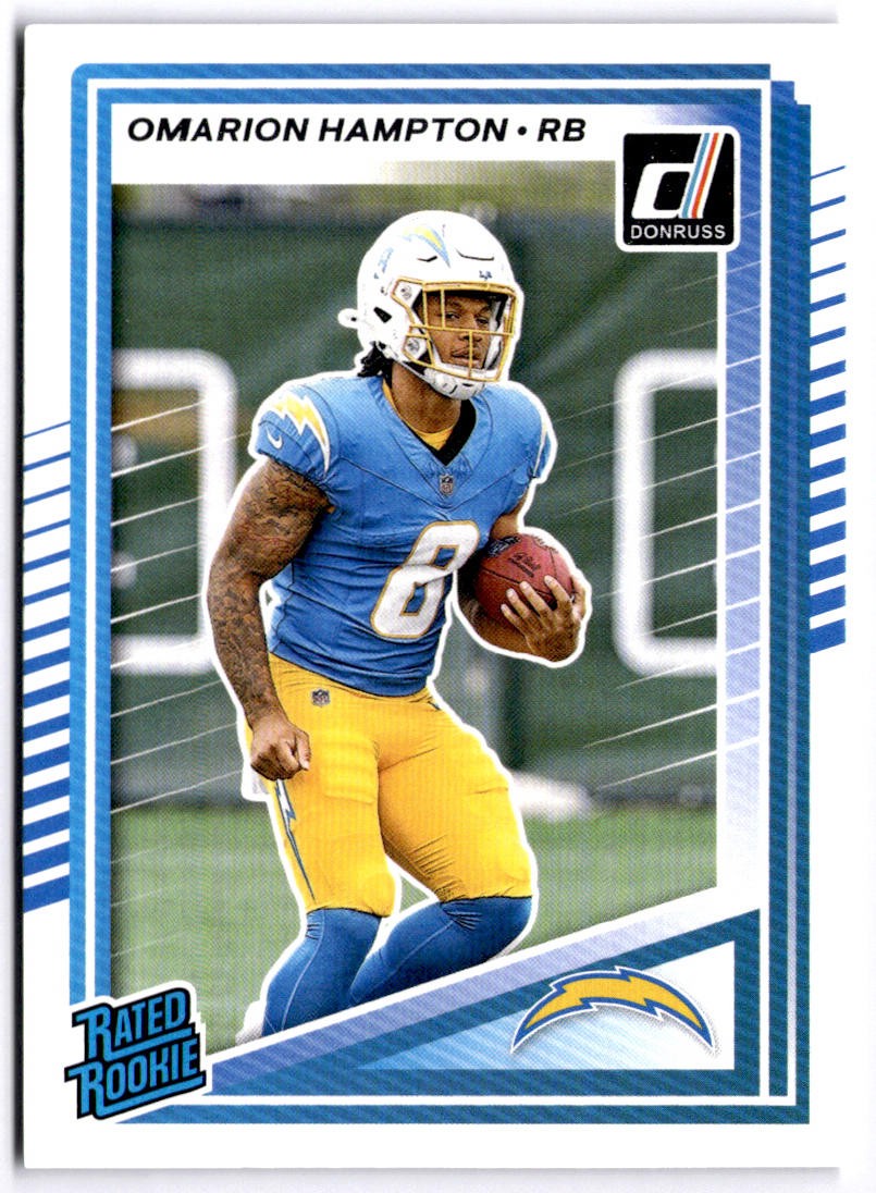 2025 Donruss #303 Omarion Hampton