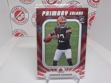 2025 Donruss Optic Primary Colors #19 Shedeur Sanders Cleveland Browns RC