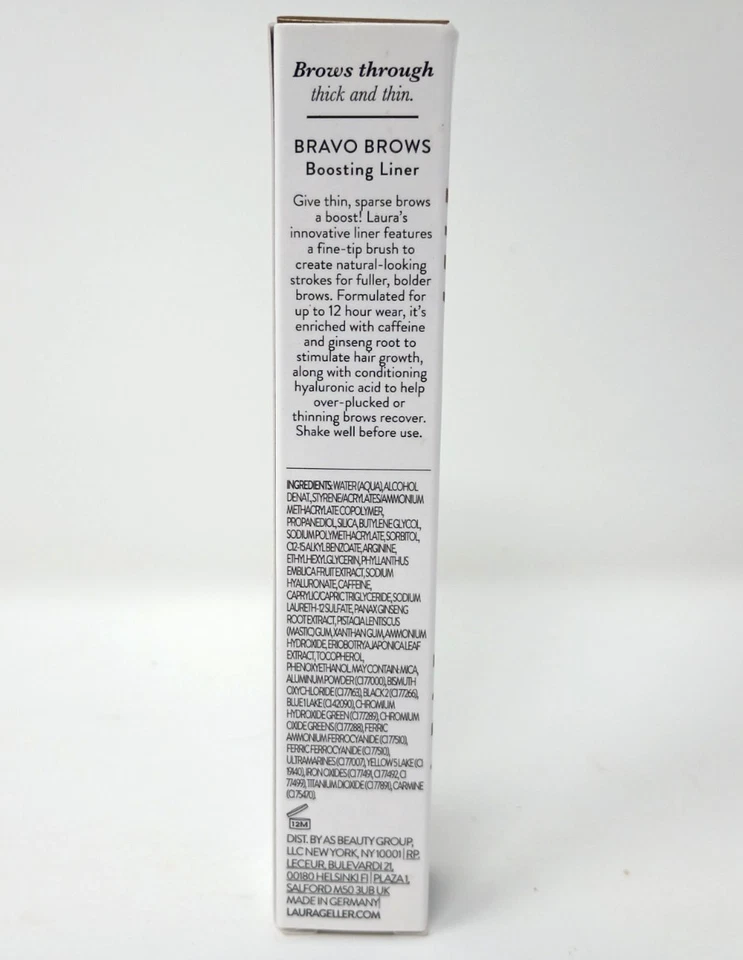 DELINEADOR DE CEJAS BRAVO de larga duración Laura Geller 12 horas 0,08 fl oz tono topo Foto 2 de 4