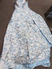 b smart prom dress 14 Cream Blue Gold