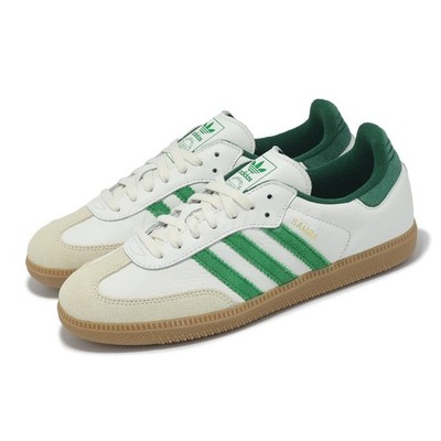 adidas Originals Samba OG White Collegiate Green Men Unisex Casual Shoes JI3202