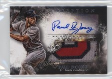 2018 Topps Inception /205 Paul DeJong #IAP-PD Patch Auto r9d