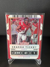 2020 Panini Contenders Draft Picks A.J. Brown Building Blocks Ticket /10