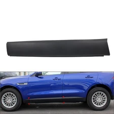 1pc Front Left Side Door Lower Molding Panel Trim For Jaguar F-Pace 2016-2021