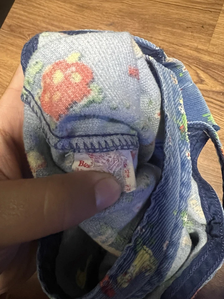 Mono de pana vintage de animales juveniles azul 19-21 libras Foto 4 de 4