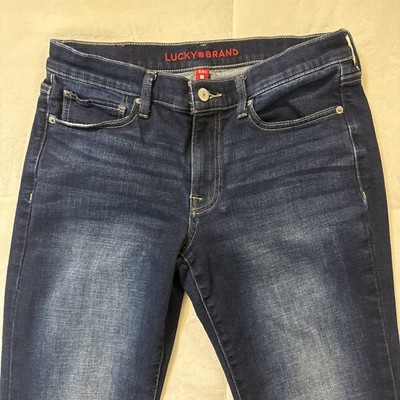 Lucky Brand Sweet Mid Rise Boot Cut Dark Wash Women's Jeans Size 10 (30)
