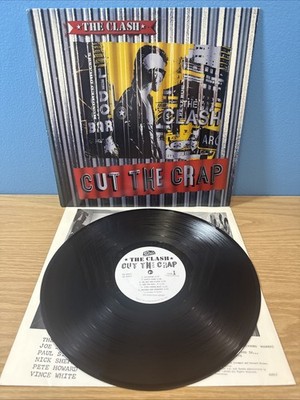 The Clash Cut The Crap LP Inner Sleeve Epic FE 40017 OG VG+VG+ Plays Like New
