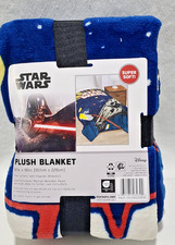 New Star Wars Plush Blanket, 90"x62", Disney Millennium Falcon