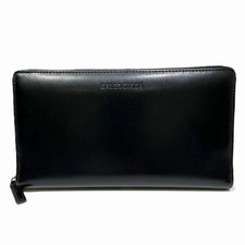 Balenciaga Leather Long Wallet Card Holder