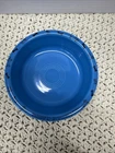 Blue Fiesta Ware Dog Bowl