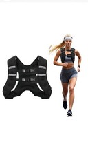 Adjustable Weighted Vest 8 LB for Men and Women Running Training Workout Gear