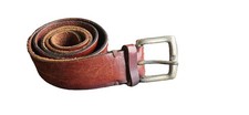 GAP Men's Brown Genuine Leather Belt Made In USA 32"