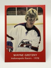 1978 Wayne Gretzky Indianapolis Racers WHA Card #1 EX-MT Pre-Rookie. rookie card picture