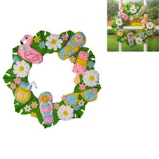 Bucilla Felt Applique Wreath Making Kit Summer Fun 89706E