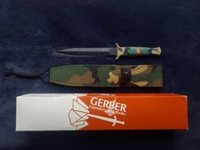 VTG/RARE Gerber Guardian II Camo w/sheath #5772 (Unused)