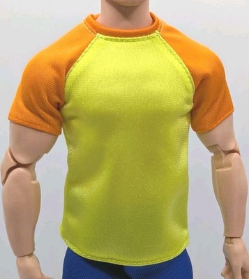 BARBIE Signature Looks YELLOW ORANGE Tee SHIRT Fits BUFF BROAD