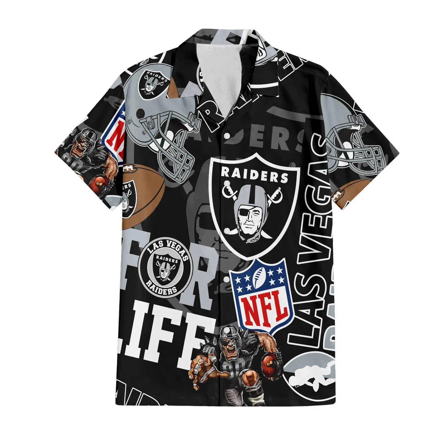 Las Vegas Football For Life Hawaiian Shirt