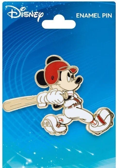Disney Mickey Playing Baseball Pin  - Special Edition 200 - NEW