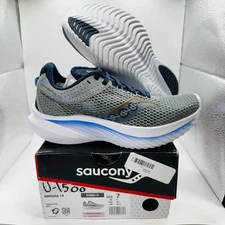 Saucony Kinvara 14 ‘Fossil/Pool’ Gray S10823-15 Women’s Running Shoes Size 7